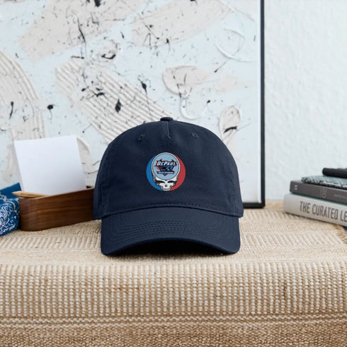 DePaul University Grateful Dead Stealie Dad Hat - navy